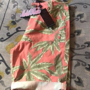 High Waisted Motelrocks Printed Shorts